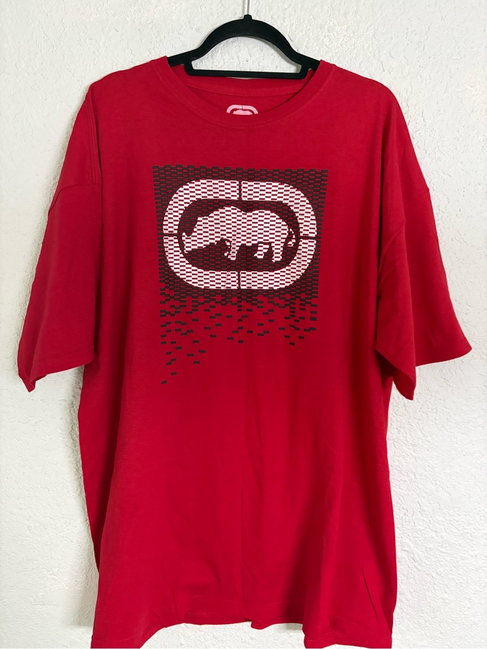 Men's Red Graphic Short-Sleeve Shirt